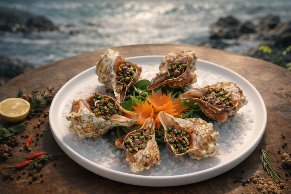 Oc Do Nuong Tieu Xanh 1